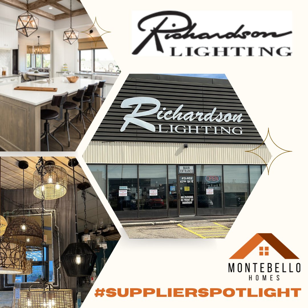 MH_Saskatoon's tweet photo. #SupplierSpotlight: We are thrilled to shine the spotlight on one of our valued partners, Richardson Lighting! Their expertise and extensive range of products have consistently exceeded our expectations, helping us create spaces that inspire and delight our homeowners. #Yxe https://t.co/vTi9uO1UqY
