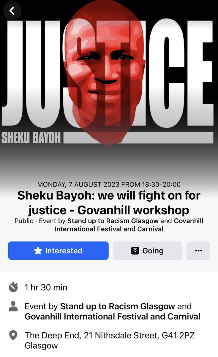 zamardzahid's tweet photo. Campaign 4 #JusticeForShekuBayoh needs our support. Legal submissions for 🏴󠁧󠁢󠁳󠁣󠁴󠁿Public Inquiry into #Sheku death in Police Custody have been heard.Please come to hear updates on horrific evidence of institutional racism in 🏴󠁧󠁢󠁳󠁣󠁴󠁿 Criminal Justice System &amp; how we can support the campaign. https://t.co/Brjk6Rt96q