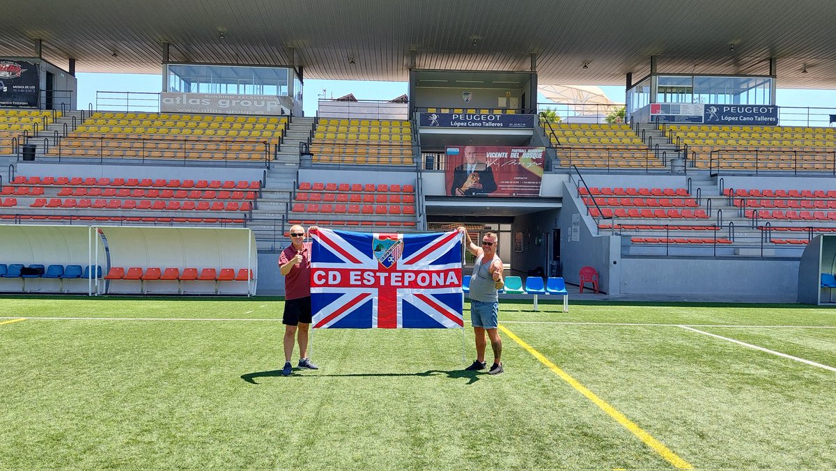 CDEstepona's tweet photo. ๐ฌ๐ง We surrender to their feet as our british fans have bought 10 season tickets. Every fan's support is very important to our club.
ALL OF US MAKE A BIGGER ESTEPONA.
#REDFEVER https://t.co/DtjqSEKHXq
