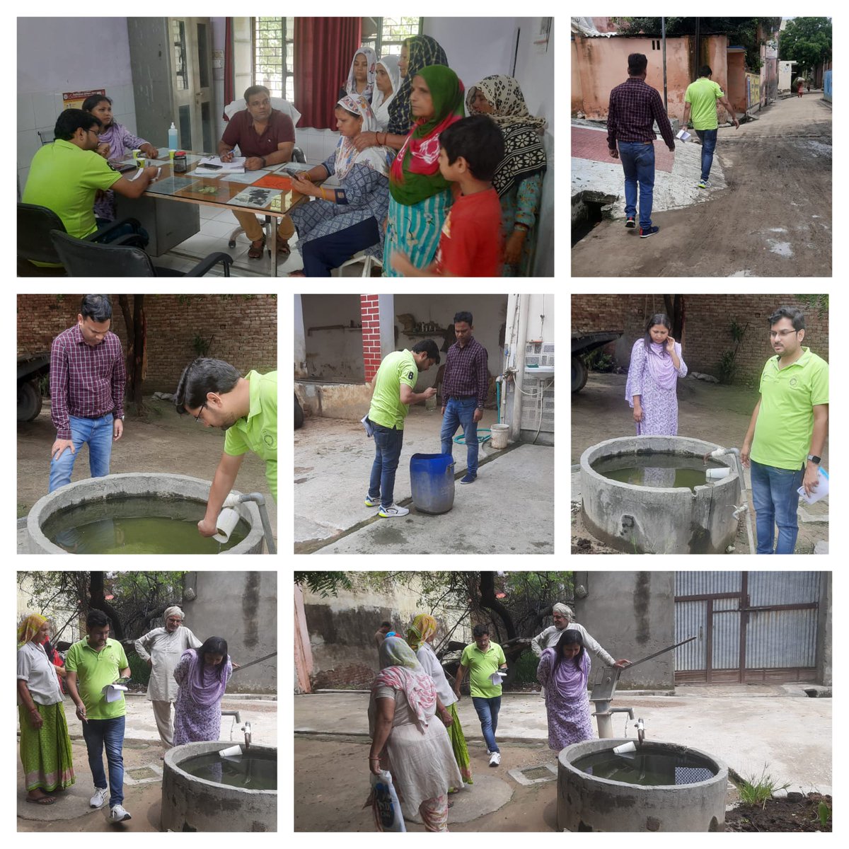 संचारी एवं दस्तक अभियान के अंतर्गत आज जिला मलेरिया अधिकारी एवं मलेरिया निरीक्षकों द्वारा बिनौली ब्लॉक के PHC दाहा का निरीक्षण किया गया,तथा डेंगू संवेदनशील ग्राम दाहा का भ्रमण किया गया। <a href="/BagpatDm/">DM Baghpat</a> <a href="/ChiefSecyUP/">S.P. Goyal, Chief Secretary, GoUP</a> <a href="/CMOfficeUP/">CM Office, GoUP</a> <a href="/DRSATYENDRASHA7/">DR SATYENDRA SHARMA</a> <a href="/MoHFW_INDIA/">Ministry of Health</a> <a href="/nhm_up/">NHM UP</a> <a href="/SagarThakurDEO/">SAGAR THAKUR - DEO</a>