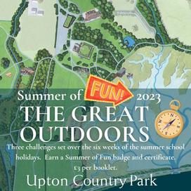 Join <a href="/UptonCPark/">uptoncountrypark</a> for their Summer of Fun activities this summer

Three challenges set over the six weeks of the summer school holidays.  Earn a Summer of Fun badges and certificate

uptoncountrypark.com/events/