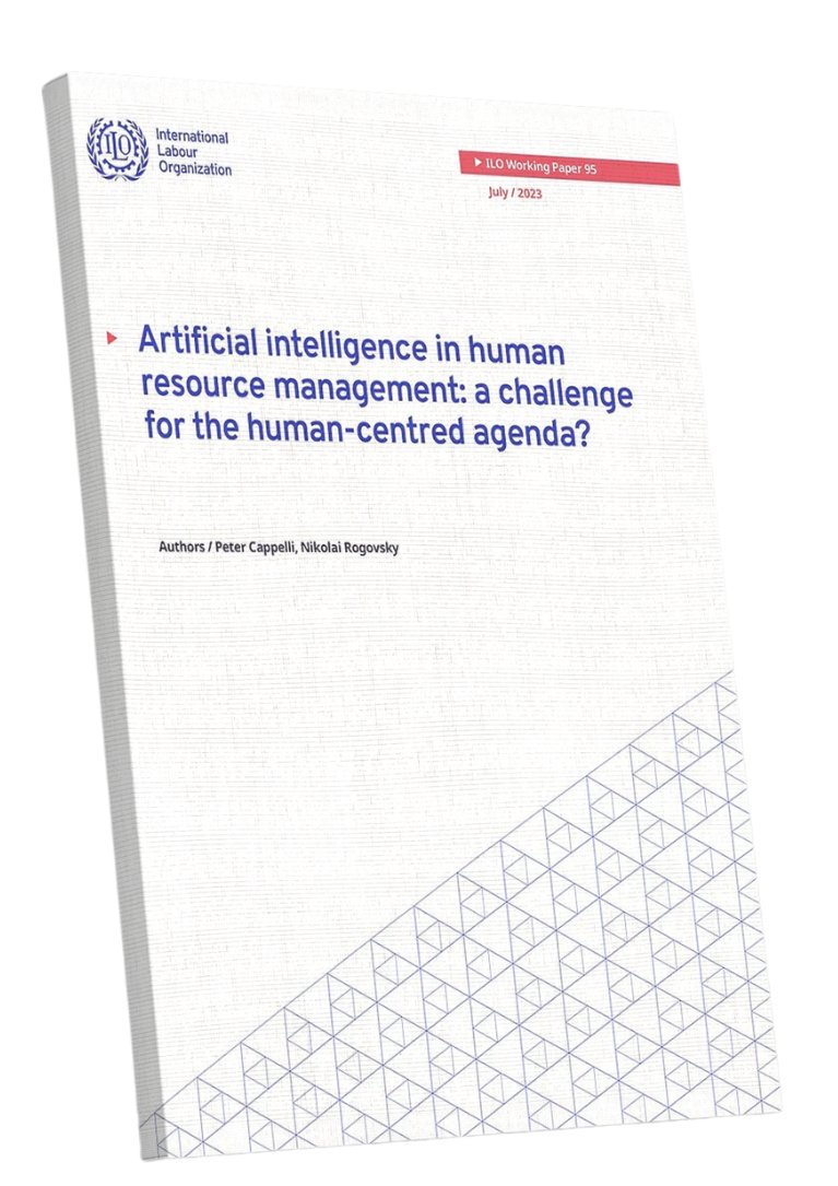 This new @ILO paper takes a hard look at when and where #ArtificialIntelligence in HRM should be encouraged, and where it is likely to cause more problems than it solves.

It covers #hiring, #workingtime, #productivity and the human-centred approach.

🔎 tinyurl.com/bdhswbvp