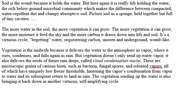 Important on climate.
Regenerative farmers have been hearing this for awhile. This brings it together. 
Long read. V important.