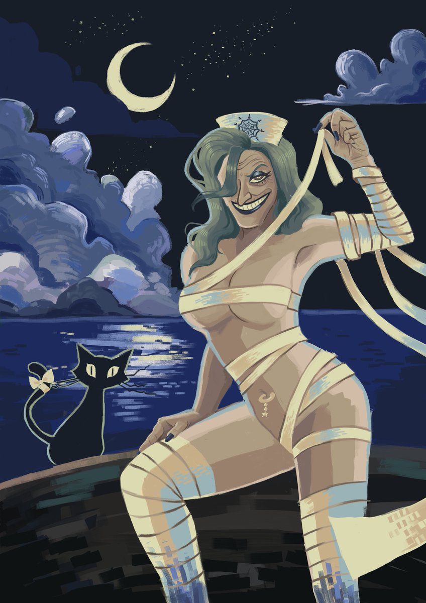 plainityy's tweet image. •✧ one piece robin + kureha • @pinopzine pinups ✧•