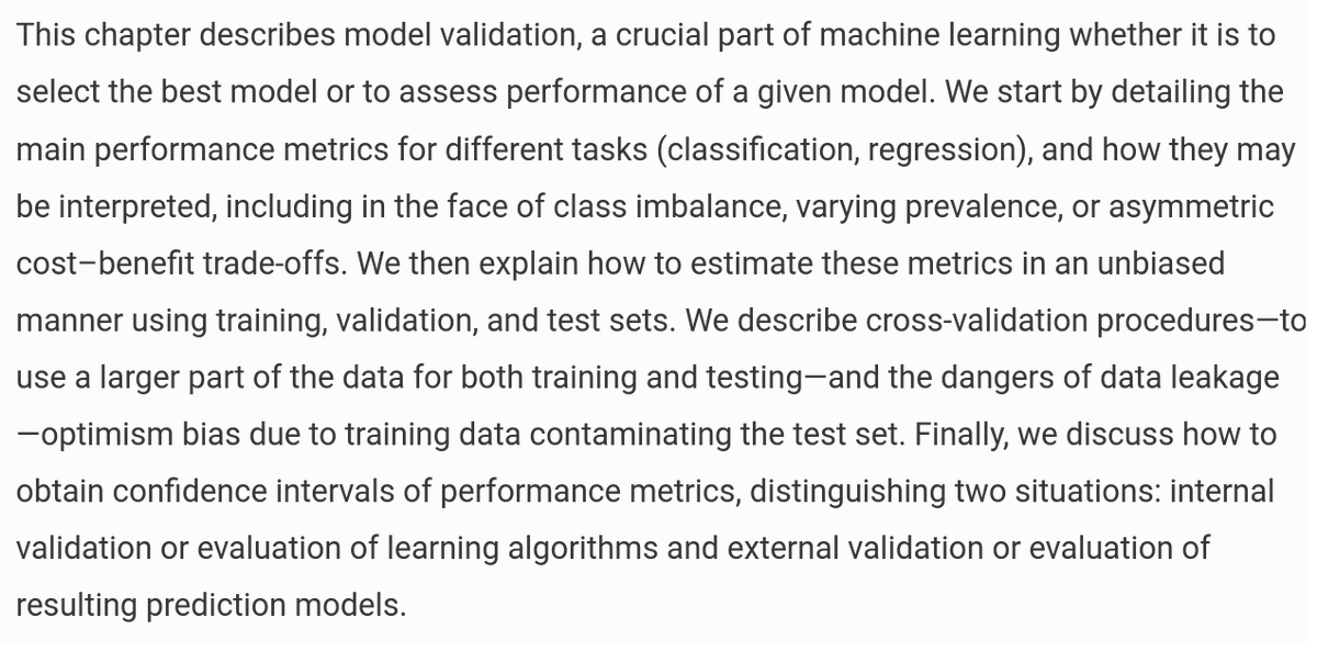 GaelVaroquaux's tweet photo. 📕☺️ Open-access book chapter: Evaluating Machine Learning Models and Their Diagnostic Value
with @oliviercolliot 

We combine wisdom from machine-learning and biostats for thorough machine-learning evaluation, including metrics choice and uncertainty

https://t.co/svzsaX4gaS https://t.co/KNRy9WxgA7