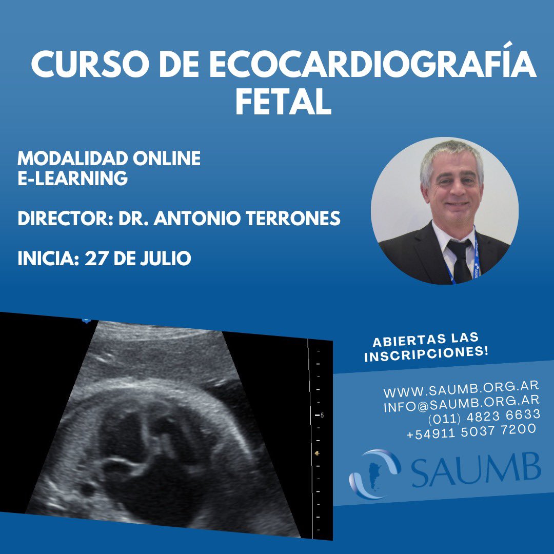 antonioterrones's tweet image. Empieza mañana 27/7/23
info@saumb.org.ar
#LearnDifferent
#LoveUltrasound