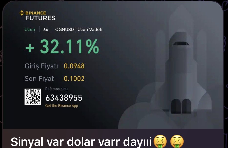 Ekoanalizz's tweet photo. https://t.co/oGvu6hbf9d

👆👆👆

SİNYAL VARSA USDT VAR 

BİR SİNYALE YENİLİYORLAR DAYI 💵

Her günde dolar kazanınca dolara karşı duyarsız oluyorsun gardaşım 💵💵🐳

Fedmiş btc düşüyormuş çıkıyormuş banane la ben sinyale bakarım 😎

#binance #bitcoin #ogn #sol https://t.co/8LLvS00tF8