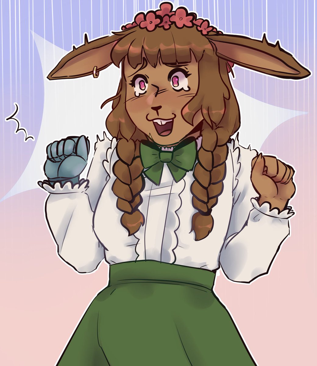 TikoChanX3's tweet image. Commission for @NikoBeetch 🌺💖
#commissionsopen #Commission