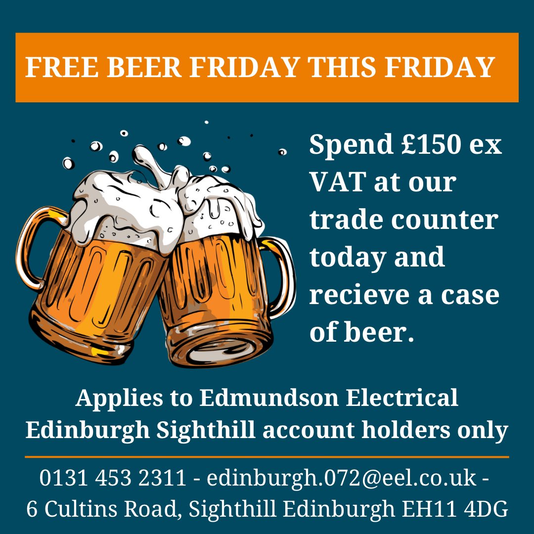 Edmundson Electrical Edinburgh (@edmundson_072) on Twitter photo 