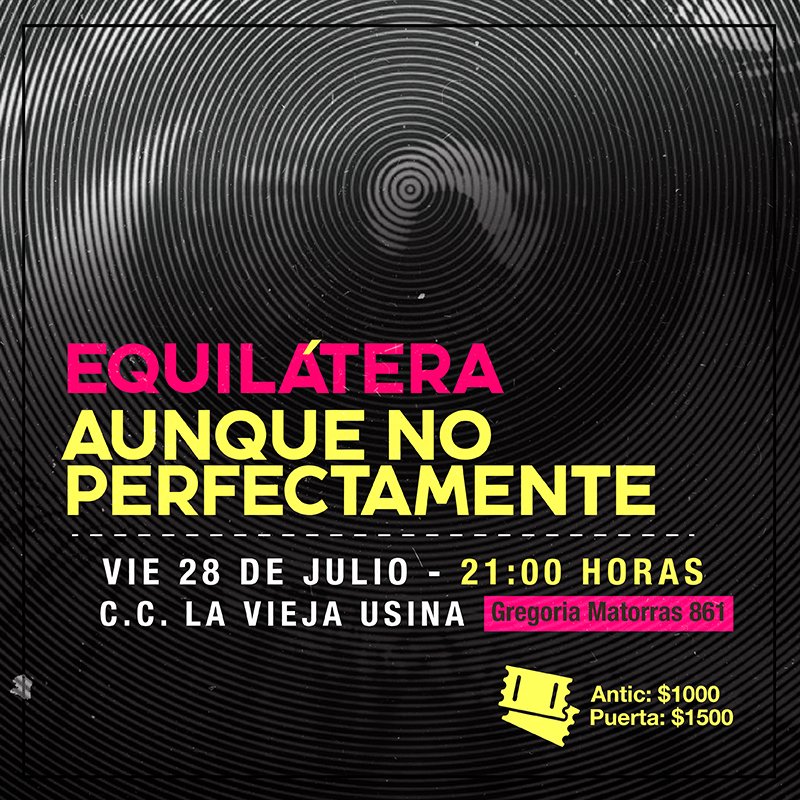 Estos bebotes de <a href="/equilateramusic/">Equilátera</a> se despiden el 28 de julio con un recital cargado de emociones y de invitados. Podés comprar tu entrada x msje privado o al link que te dejo acá 👉 t.ly/DAMcC