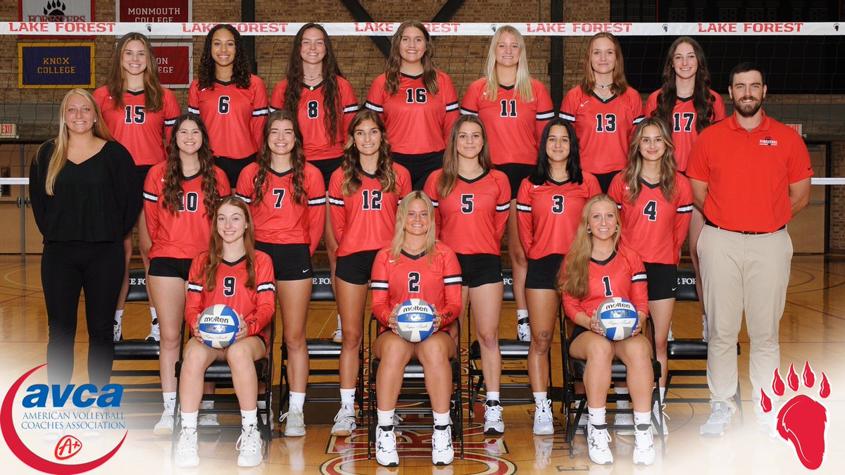.<a href="/LFCVolleyball/">Lake Forest College Volleyball</a> Earns Team Academic Award from AVCA goforesters.com/sports/wvball/… #GoForesters