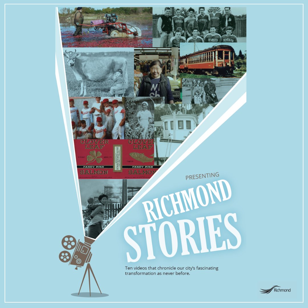 Richmond Stories video collection is out now! Discover captivating stories of love, airplanes, nature, multiculturalism, farming and sports. Watch all 10 videos on the <a href="/Richmond_BC/">City of Richmond BC</a>  YouTube, Richmond Museum’s website or in person at the Richmond Museum! shorturl.at/lwAQ3