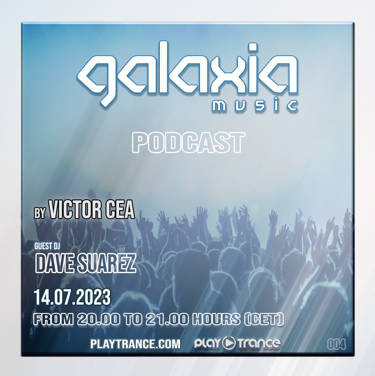 Tonight new edition of Galaxia Music Podcast with 
@CeaVictor and Guestmix @davesuarezmusic.

Music by:

@ParckerMontive

@oscar_guez
 
@DJChristinaAsh 
 
 and many more...

Broadcast at 20h CET on @PlayTranceRadio