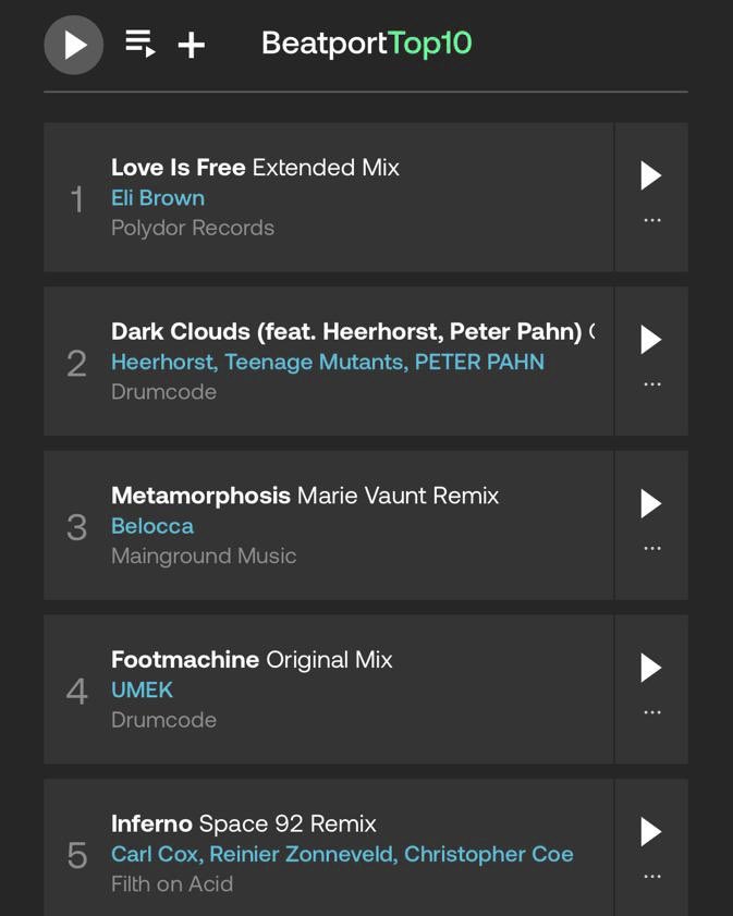 supER gRatEfuL fOR thE @beatport #1 wIth 'LOvE Is fREE' 🙏🏼

mIamI!! sEE yOu tONIght at 4am #spacemiami 🖤