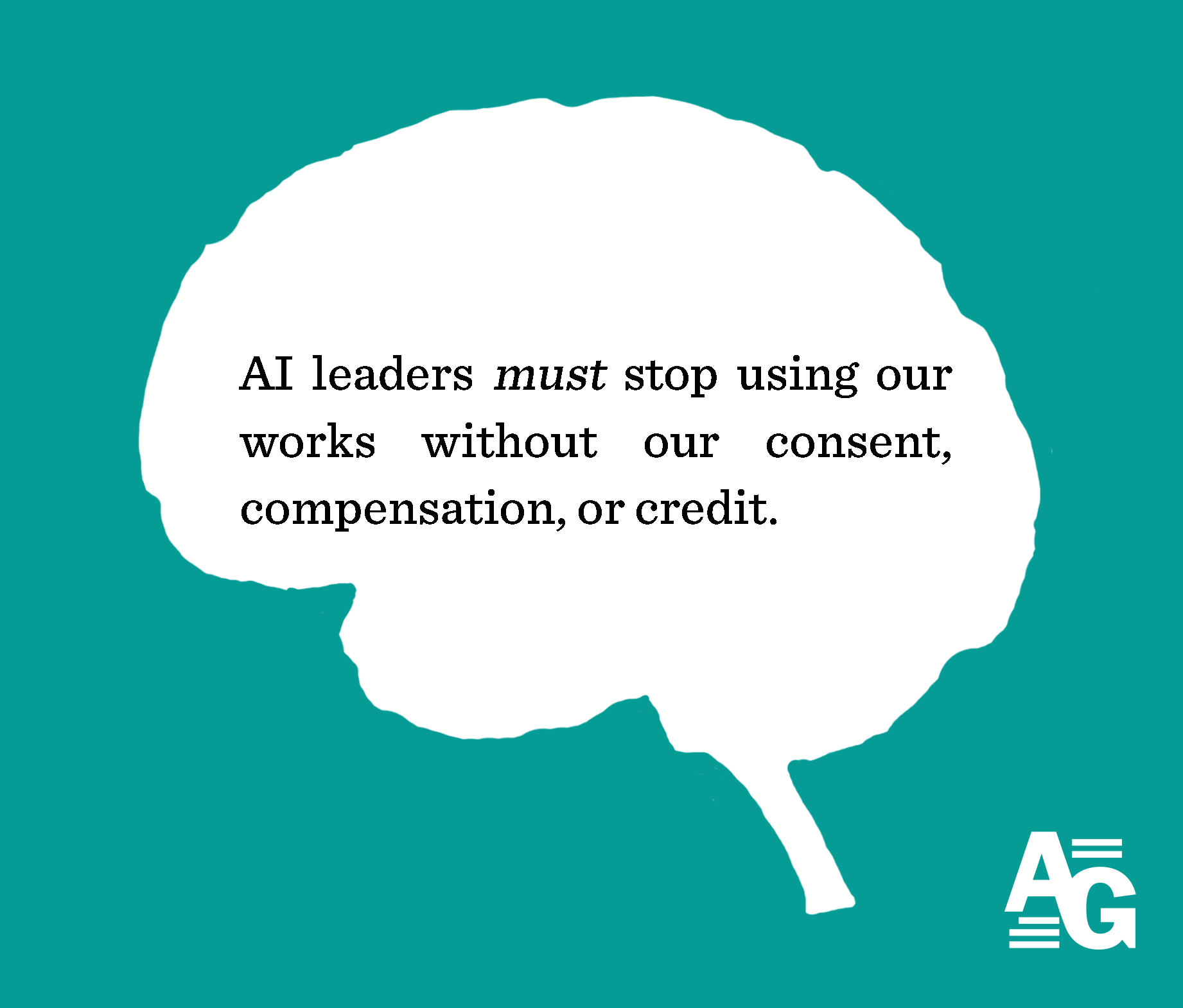 The Authors Guild on Twitter: "As writers, we know the profound impact our  work has had on the development of AI models. We are calling on AI leaders  to stop using our