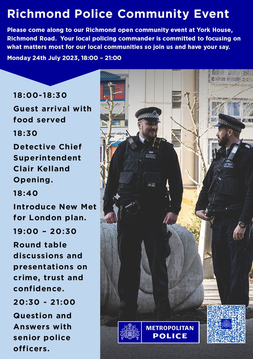MPSRichmond's tweet image. 🗣️Have your say - Hear our plan👥
Bring real change to our borough, down your street

York House, Richmond Road - Monday 24th July 2023, 18:00 – 21:00

Book your tickets now - eventbrite.co.uk/e/richmond-bor…