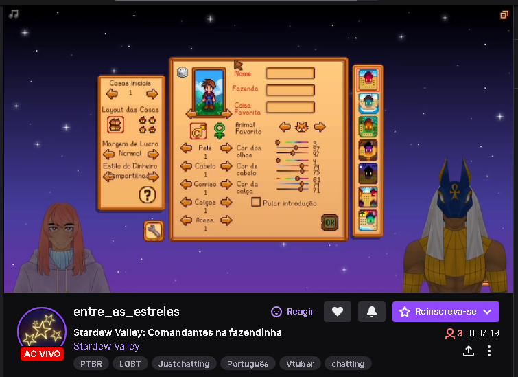 entrestrelas_'s tweet photo. Live começando!!!
A nave Corta-Passos está decolando agora com os comandantes @gi7gamesh e @Space_IA_Q com o jogo #StardewValley!
➥https://t.co/9TMaI9fV1r……
#LiveStream #Vtubers #entreasestrelas #twitchtv #streaming #VTubersAreStillWatching #LiveOnAir https://t.co/ileZVrCwXv
