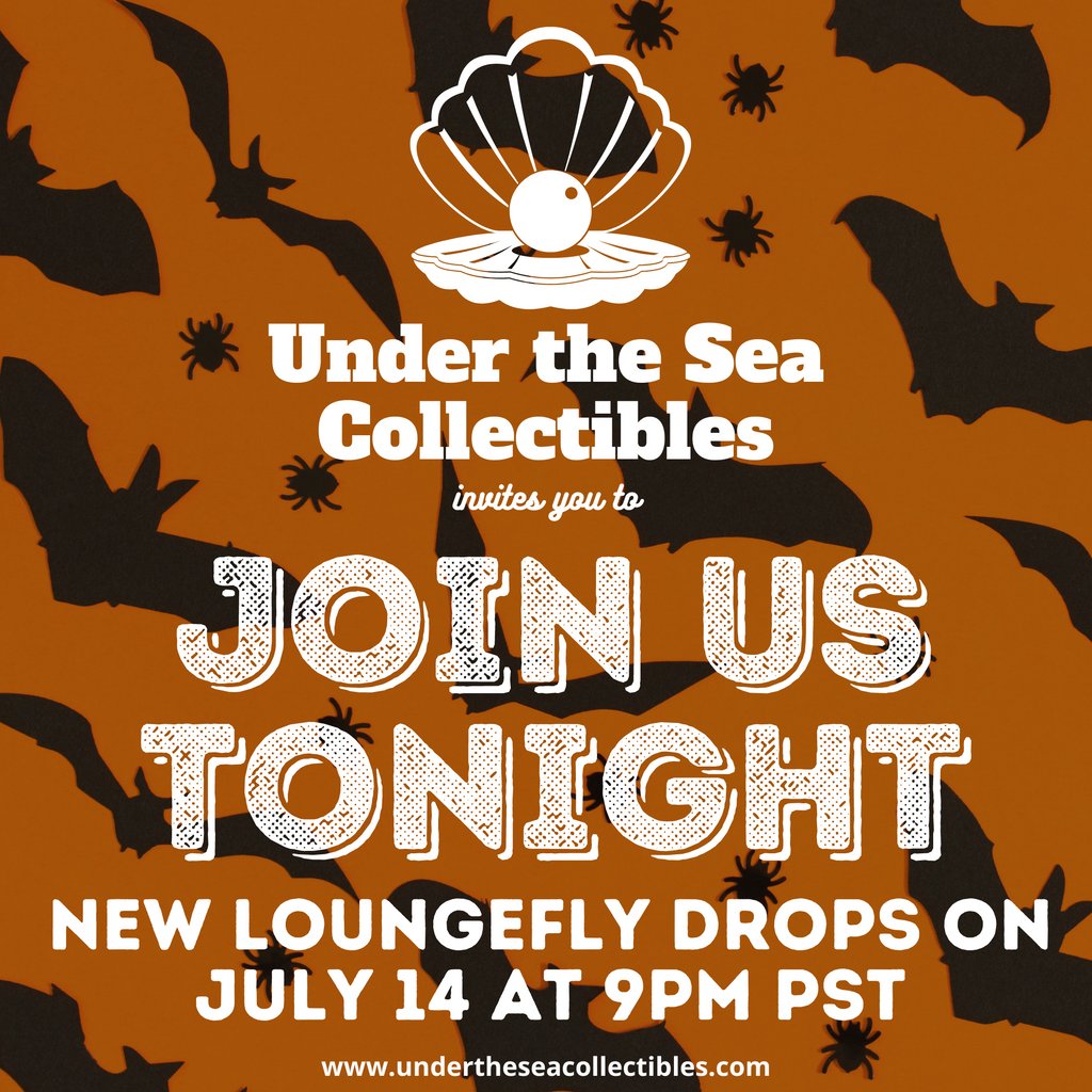 undertheseaco's tweet photo. New Loungefly tonight. Join us for our newest Loungefly drop at 9pm PST tonight⁠
⁠
Be sure to keep an eye out We will show pictures of the items coming in a few hours!⁠ https://t.co/RU74znvRwn