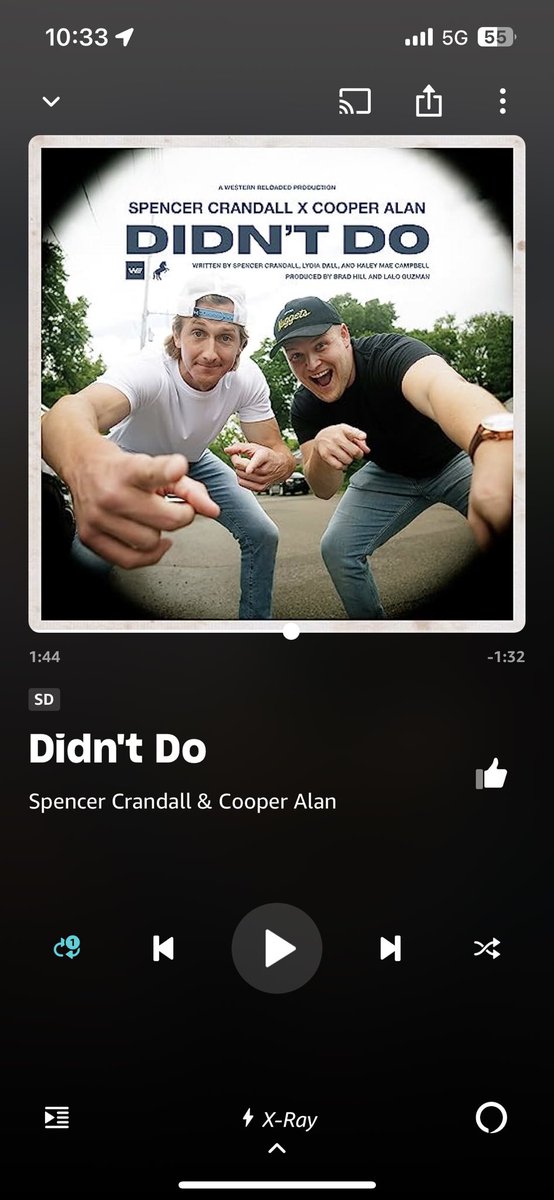 New music is always my favorite from any artist but new music from and up and coming artist like these 2 just hits! I now have another song to blare with my other favorites!! <a href="/SpencyBoo/">Spencer Crandall</a> and Cooper Alen you guys killed it with this song!!!