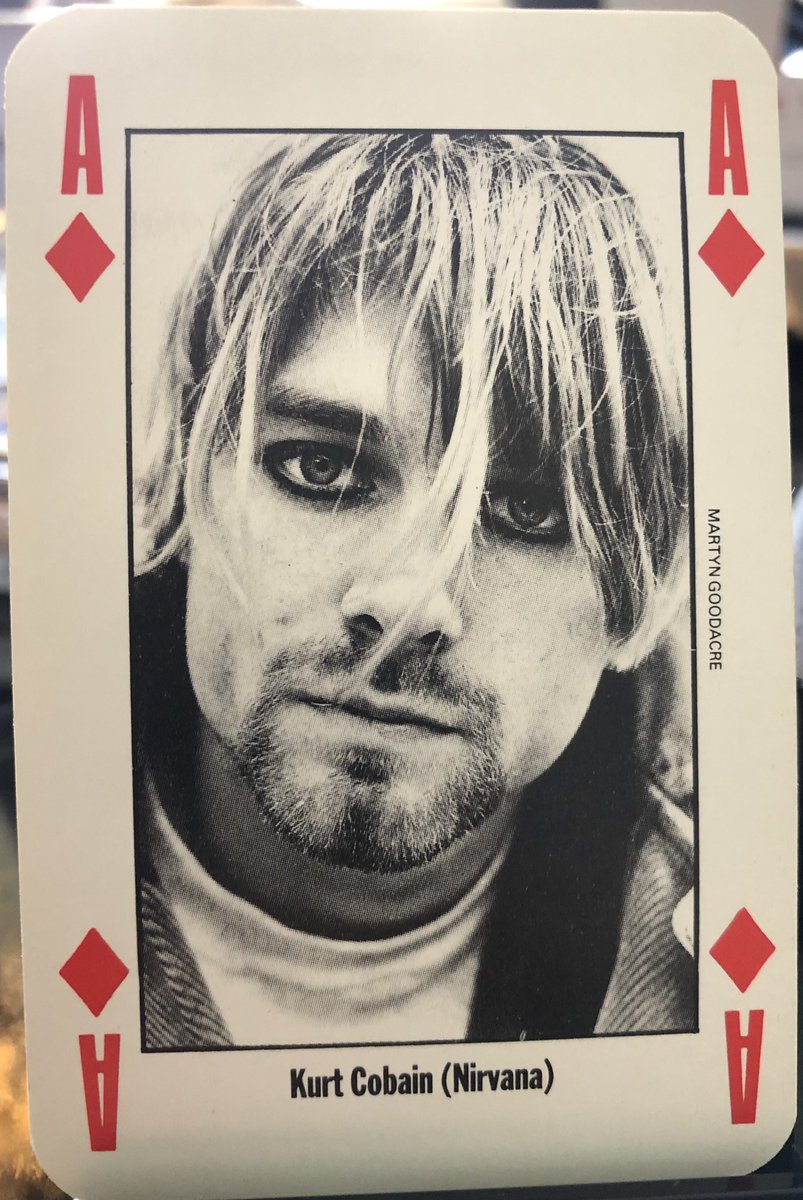 Mail Day! “You bought what?” Yes, it is a 1991 “playing days” New Musical Express playing card of Nirvana frontman Kurt Cobain. It came from the UK, and took 4 weeks. As an impressionable youth, I liked them. #nostalgia #nirvana #kurtcobain https://t.co/7AKibxKa31