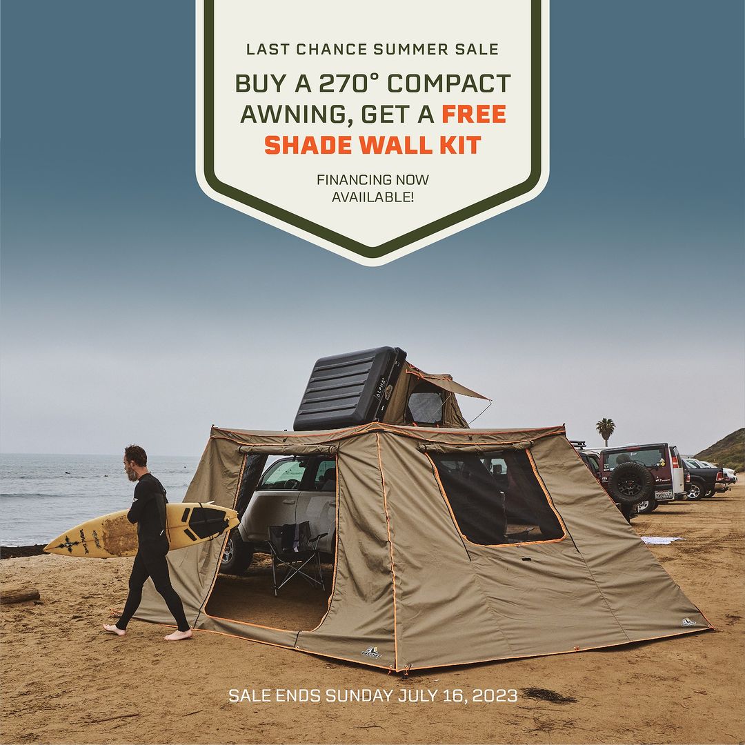 tsoverland's tweet photo. LAST CHANCE TO SAVE THIS SUMMER!
Before the prime summer season is gone, take advantage of our incredible sale for one last chance to save BIG on top-tier overland gear.
Plus, you can take advantage of all our new financing* options! https://t.co/6xHcnteYhv https://t.co/uhoTlmqSGF