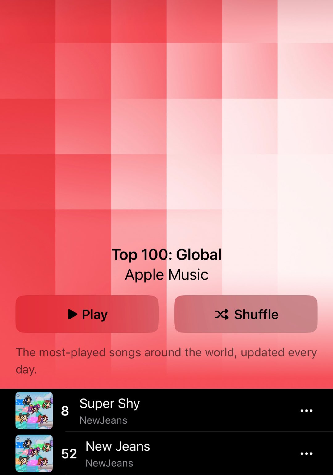 NewJeans USA On Twitter Apple Music Top 100 Global 8 Super newjeans-usa-on-twitter-apple-music-top-100-global-8-super