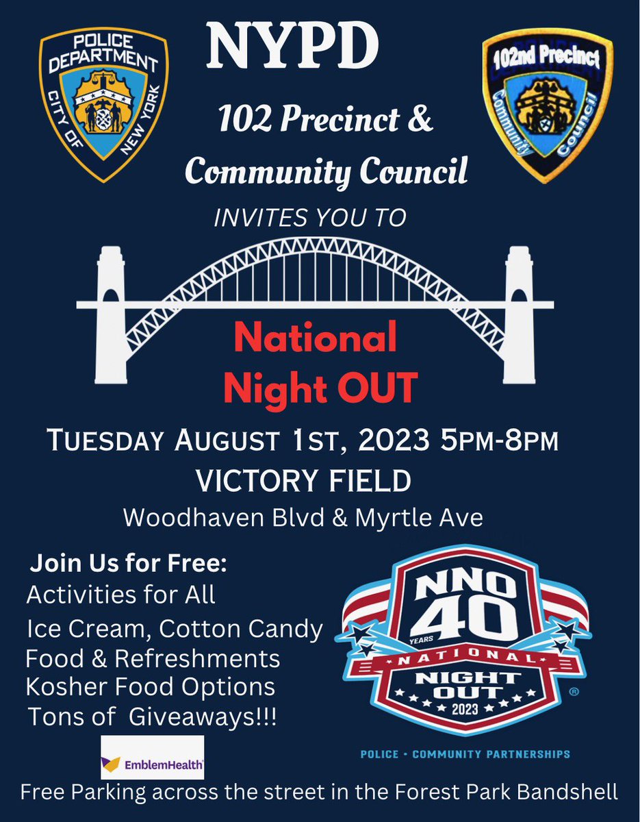 Bring the family out for this free event. Plenty of giveaways, cotton candy, bounce houses, dunk tank and much more…