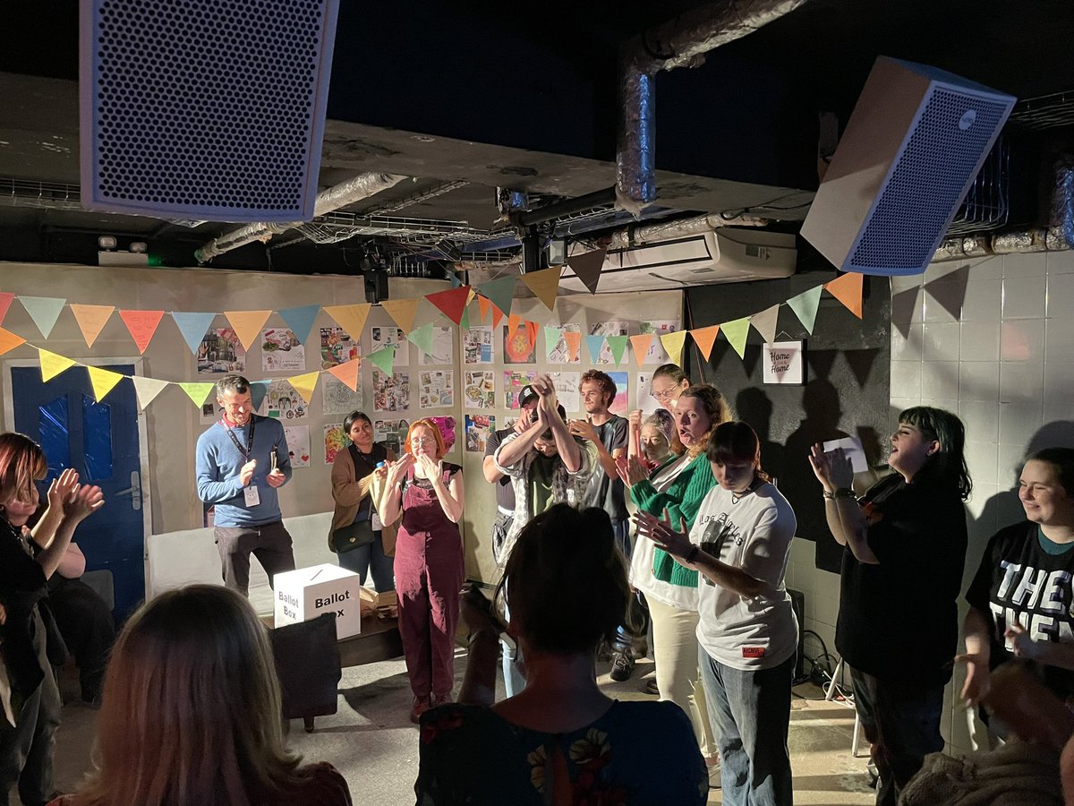 Luke Fletcher AS/MS (@fletcherplaid) on Twitter photo Really powerful and important performance by a group of young people today at the Vaults on Bute Street. 
We followed Branwen as she navigates the system as a young homeless person, coming up against the barriers in place. From housing officers, to banks and to universal credit. Really powerful and important performance by a group of young people today at the Vaults on Bute Street. 
We followed Branwen as she navigates the system as a young homeless person, coming up against the barriers in place. From housing officers, to banks and to universal credit.