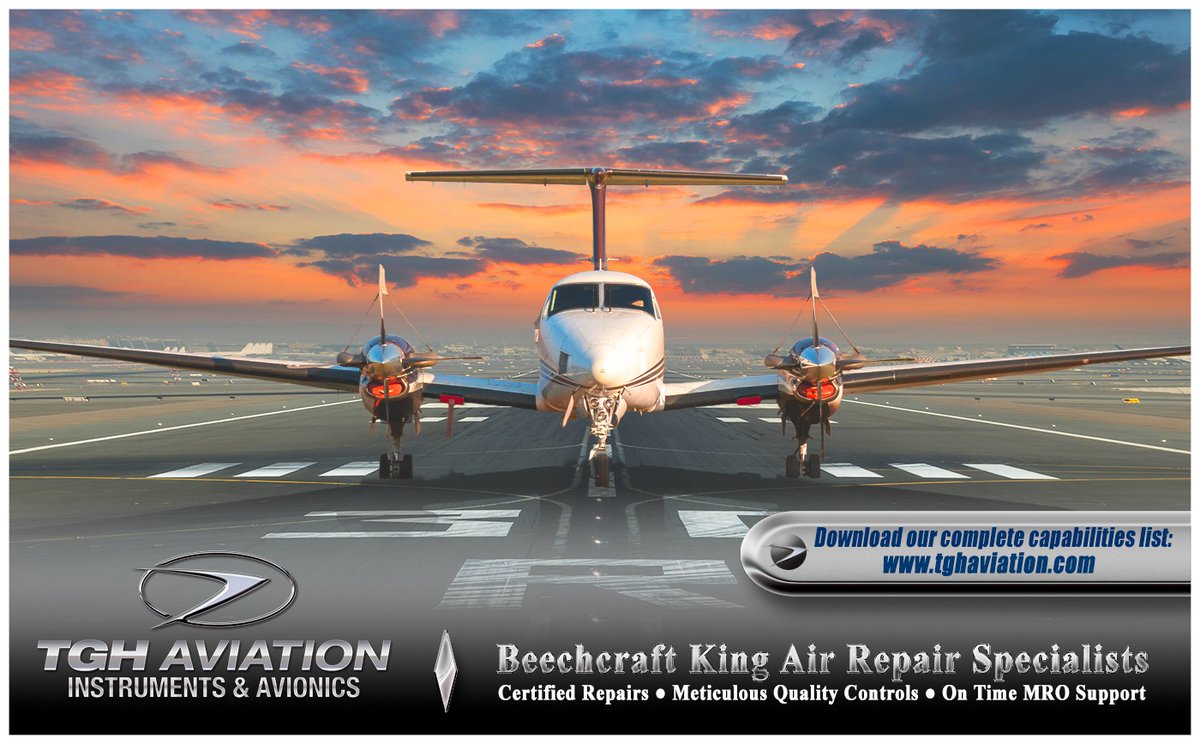 TGH Aviation is a trusted Beechcraft King Air Component Repair Services, with over 60 years of quality on-time support. Trust the specialists at TGH Aviation. You can download our full MRO Capabilities online here:bit.ly/3zwowgR #Beechcraft #KingAir #aviationlovers #MRO