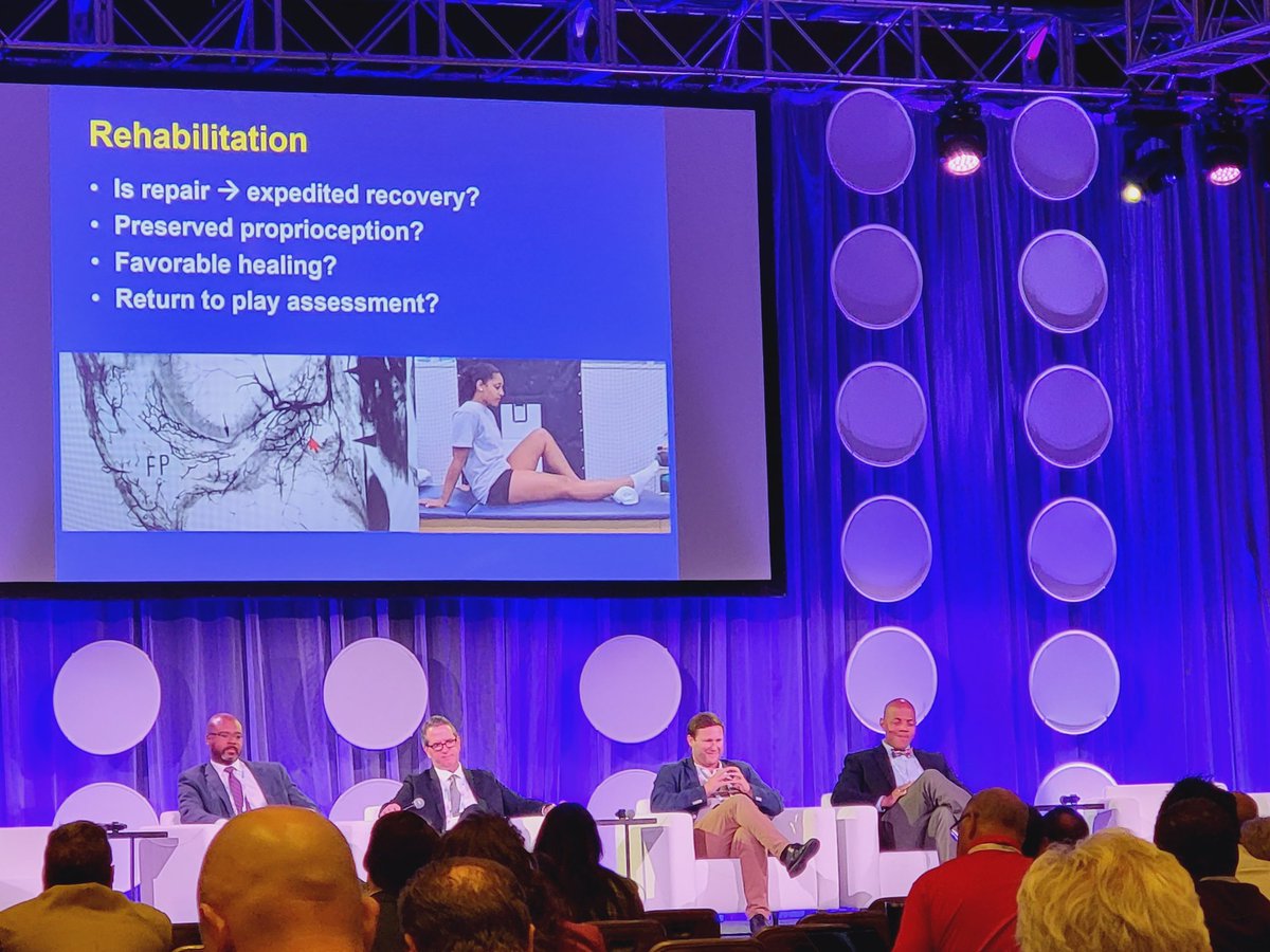 marykmulcaheymd's tweet image. Excellent discussion about #ACL repair vs reconstruction at #AOSSM2023! 

#orthotwitter @AOSSM_SportsMed
