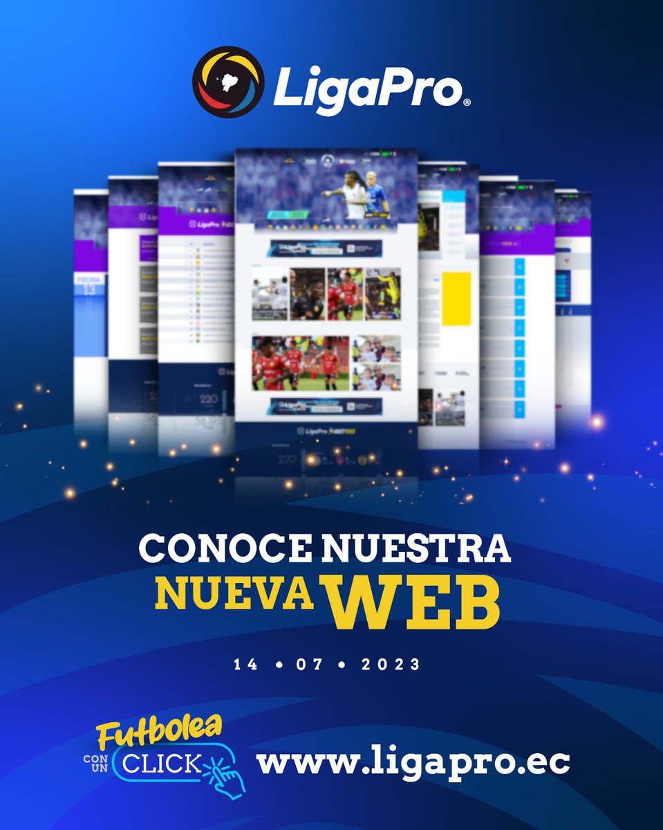 ligaprocorp's tweet photo. 📍¡Seguimos mejorando! 🔥

La página web de la LigaPro cambia su imagen y podrás conocerla desde hoy con una importante entrevista del presidente @miguelloor 🙌🏻

#EnLigaProLosGrandesProyectosContinúan 🇪🇨💯 https://t.co/yXcWJCl2Iy