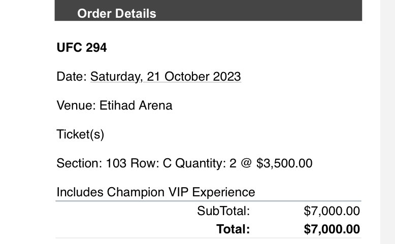 iluminatipick's tweet photo. 🚨Volkanovski quiere pelear en #UFC294 en 🇦🇪

Dice estar dispuesto a enfrentar a Topuria 🔥

Si se hace esta pelea, regalo $25,000 entre 5 ganadores en partes iguales💰

Ya tengo mis boletos para el evento y sería épico 🎟️

- Dejar ❤️ y RT
- Seguirme https://t.co/o5iFi0j4tA