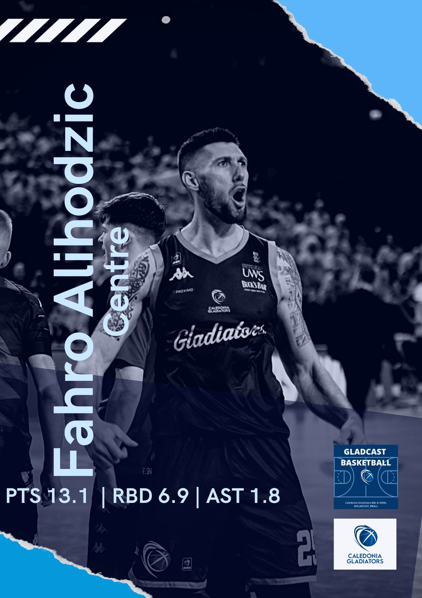 Player Announcement ⚔️

The <a href="/Cal_Gladiators/">Caledonia Gladiators</a> announce the return of <a href="/FahroAlihodzic/">Fahro Alihodzic</a> on an extended contract. Fahros' confirmation makes Coach Murrays squad now stands at 7 players with more signings expected. 🏀🔵⚪️