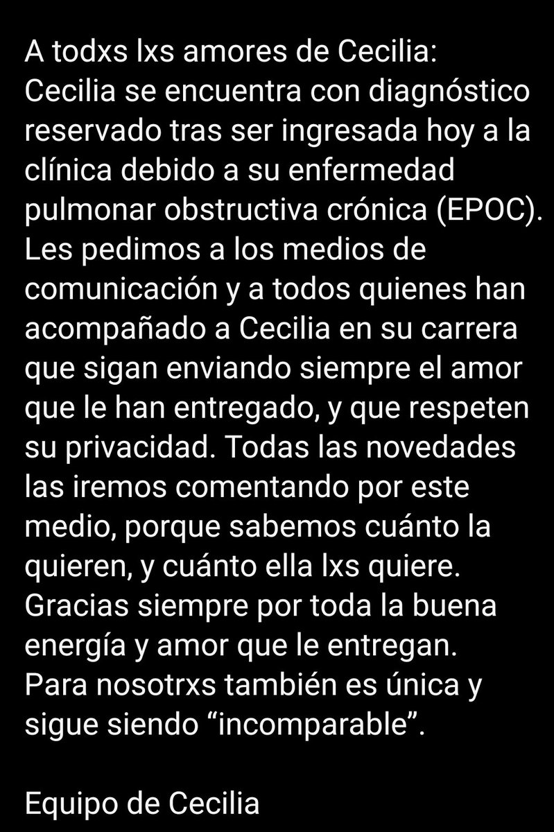 CECILIA, la Incomparable tweet media