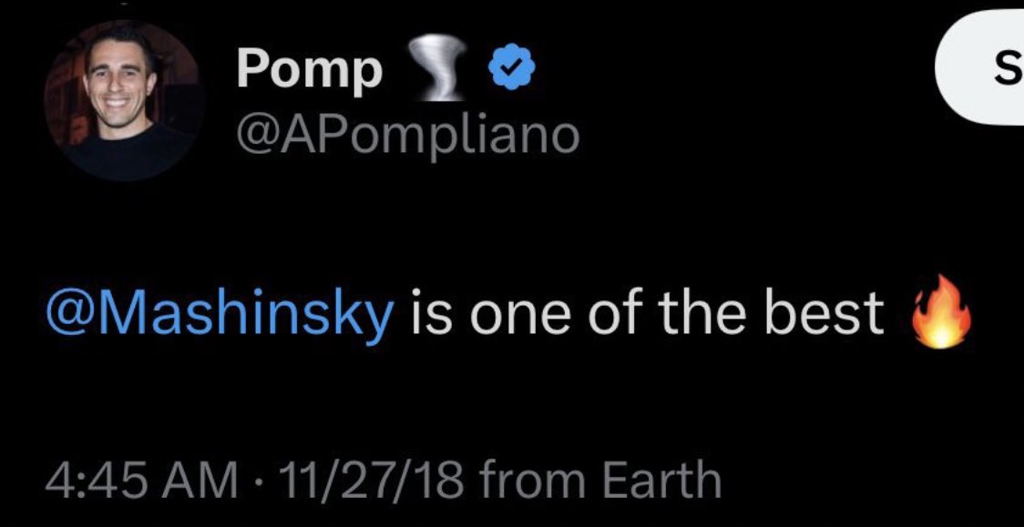 WhaleFUD's tweet photo. Anthony “Pomp” Pompliano was a big BlockFi promoter, but also supported now arrested Celsius Network CEO. 

Both companies went bankrupt. https://t.co/iXnRluKqfc