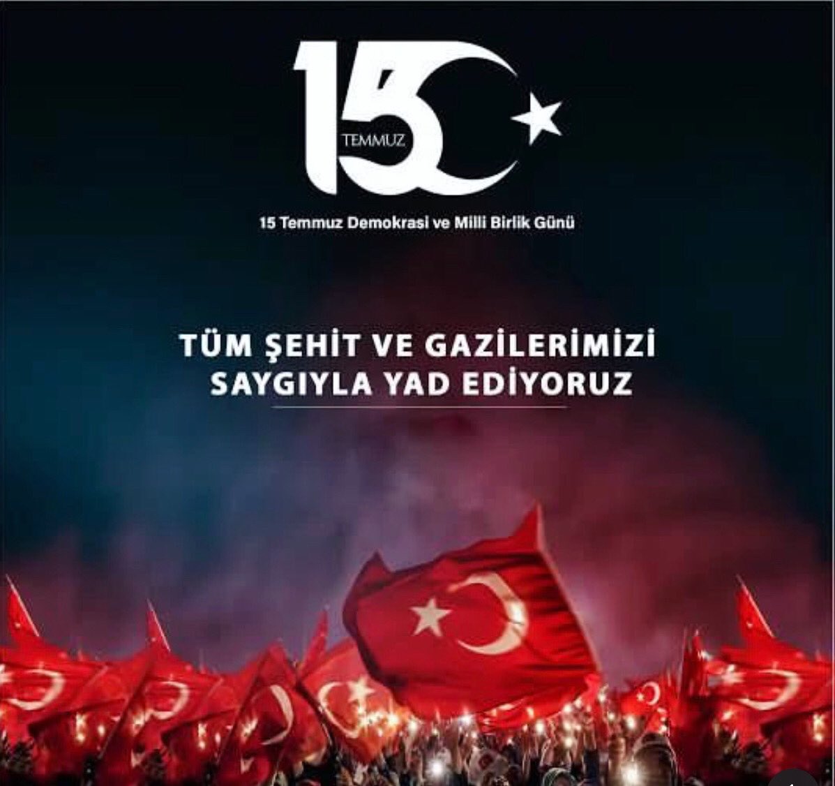 Canları pahasına vatan müdafaası yapan,kalpleri iman ve ülke sevgisiyle dolu olarak,vatan,bayrak ve bütün mukaddes değerler uğruna gözlerini kırpmadan canlarını feda eden 15 Temmuz Şehitlerimizi sonsuz minnet,rahmet ve saygıyla yad ediyoruz.🇹🇷
#türkiyeyüzyılınınkahramanları