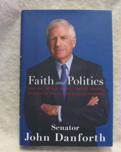 FAITH and POLITICS (2006) by Senator John Danforth ebay.com/itm/2657316065… Hardcover Memoir #eBay CG Eclectics #ChristianNationalism #Christianity #Religion #politicalscience #wedgeissues #abortion #sexuality #stemcellresearch