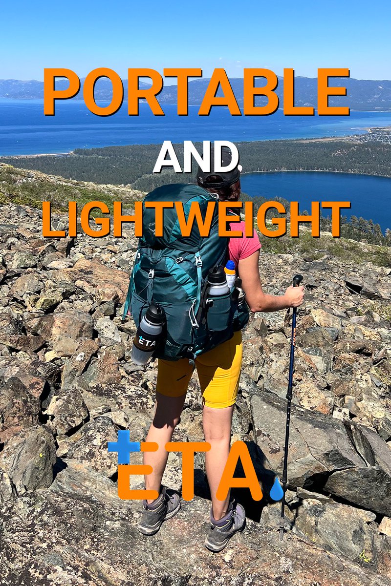 Stay hydrated with ETA, a portable and lightweight water filter bottle you can carry with you on your next adventure! 💦💪

Shop now 🛒 amazon.com/eta

#TestedandTrusted #ExtremeFiltration #TrustETA #ETAsaves #ETAlife #alkalinewater #healthyhydration