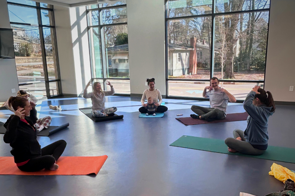 gigisraleigh's tweet image. Tomorrow find your zen at Baby & Me Yoga at 9:45am! 🧘🏻♀🧘🏿
Sign up with the link in our bio. 🔗
#gigisplayhouse #purposefulprogramming #freeprogramming #yoga