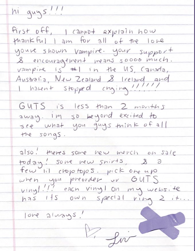 Olivia Rodrigo Daily tweet media