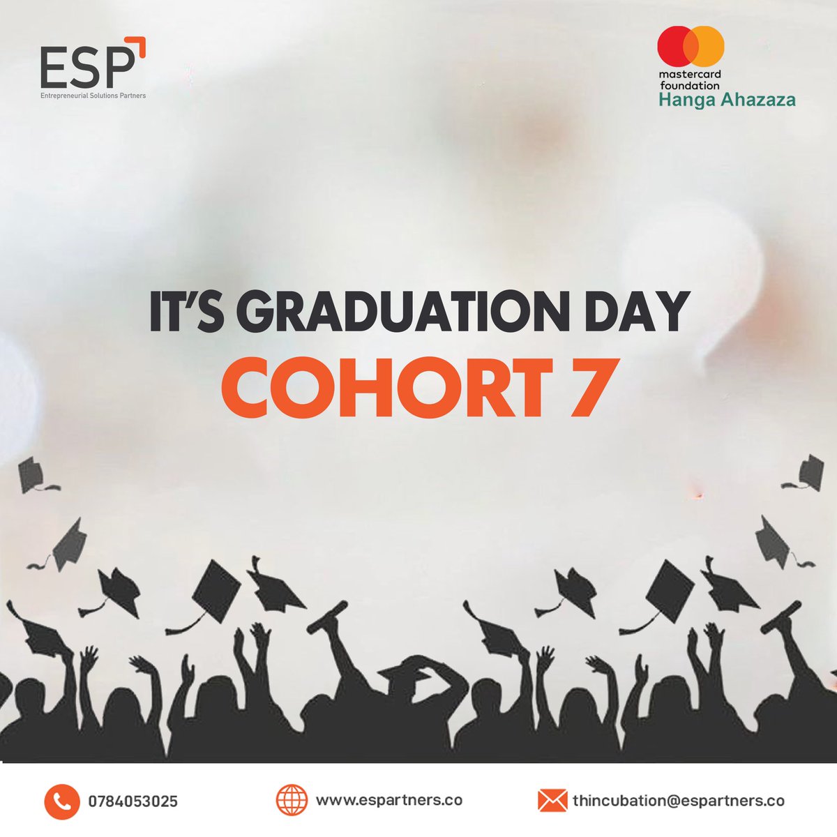 The long-awaited day is here! 🎓 
The Cohort 7 graduation and program finale ceremony is set to begin this evening.

 See you there! 💫