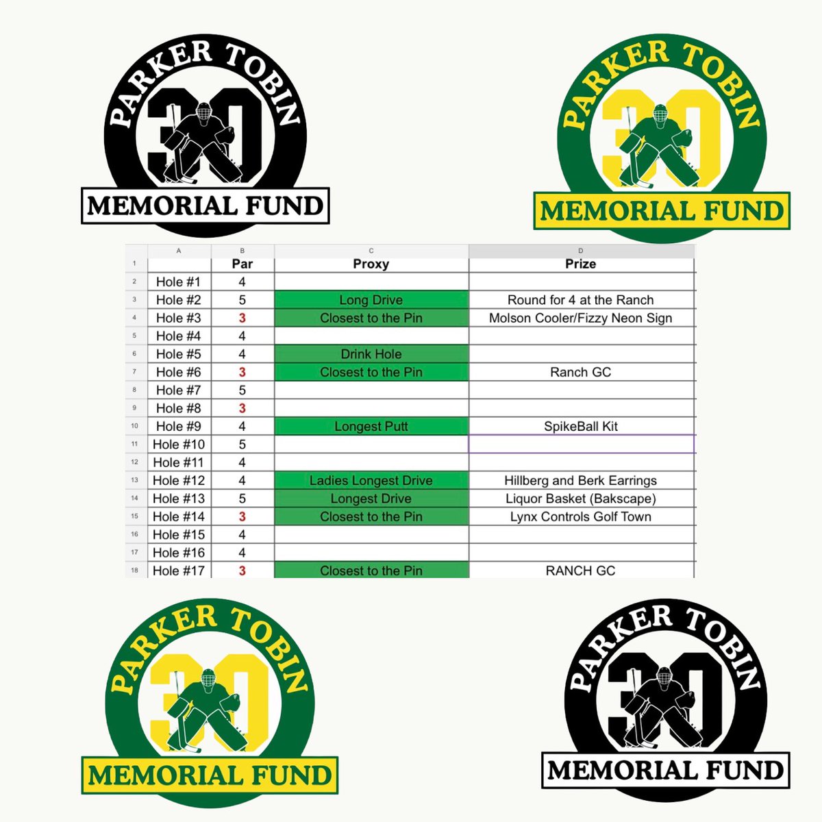 TobinTourney's tweet photo. On course activities list! https://t.co/QrhZlc8a0b