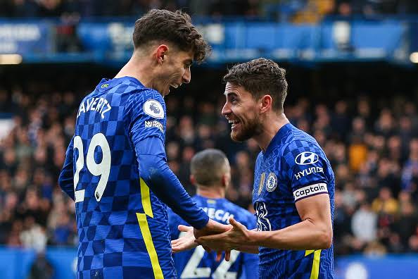 SportyBet's tweet image. Kai Havertz and Jorginho ❤️

#FridayVibes #GetSporty