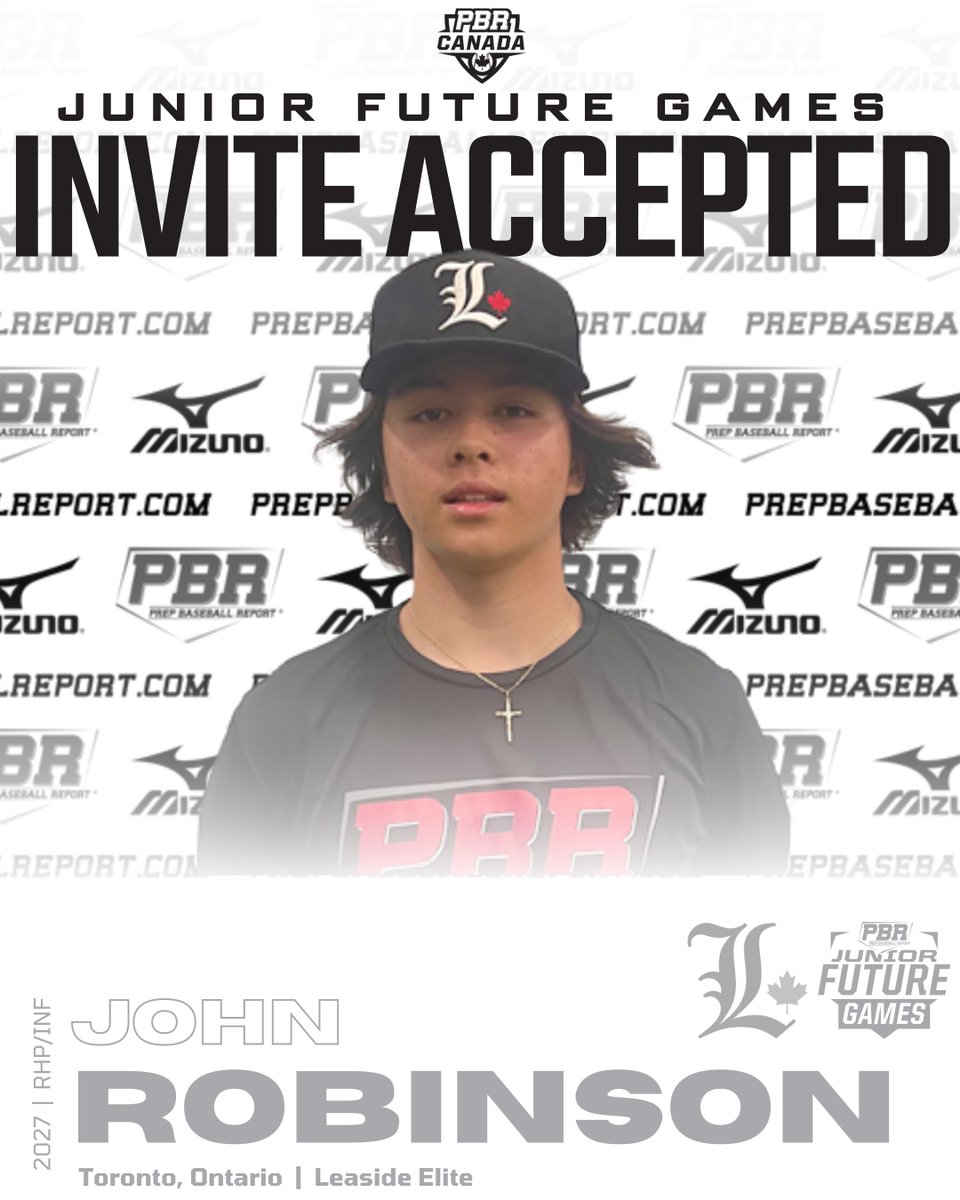 Prep Baseball Ontario (@prepbaseballon) on Twitter photo ๐๐๐ ๐ฒ๐จ๐ฎ ๐ข๐ง ๐๐๐, ๐๐จ๐๐ข๐ง๐ฌ๐จ๐ง ๐คฉ
'27 RHP/INF John Robinson is headed to the Top Uncommitted event in America...
The Junior Future Games at <a href="/LakePointSports/">LakePoint Sports</a> โผ๏ธ
๐ค loom.ly/xIijTbs || #PBRJFG23 ๐๐๐ ๐ฒ๐จ๐ฎ ๐ข๐ง ๐๐๐, ๐๐จ๐๐ข๐ง๐ฌ๐จ๐ง ๐คฉ
'27 RHP/INF John Robinson is headed to the Top Uncommitted event in America...
The Junior Future Games at <a href="/LakePointSports/">LakePoint Sports</a> โผ๏ธ
๐ค loom.ly/xIijTbs || #PBRJFG23