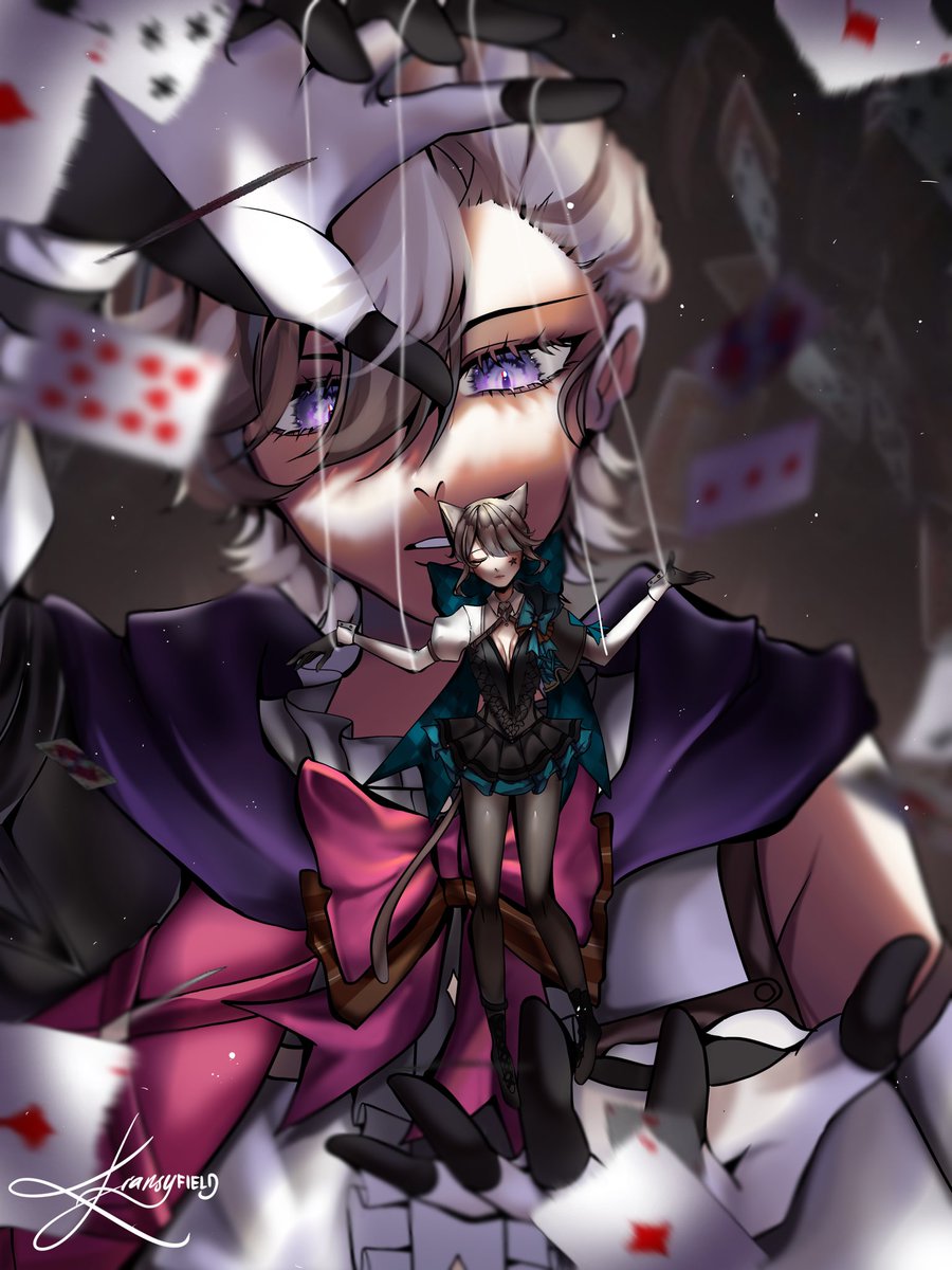 kiansyfield's tweet photo. 🃏🖤❓

Lyney and Lynette Theory

#Genshin_Impact #GenshinImapct #Lyney #Lynette #Genshinfanart https://t.co/SIM5xWwMqE
