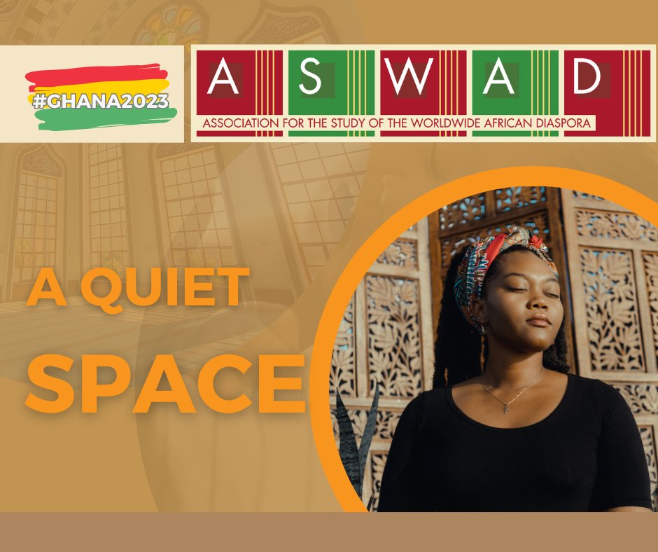 #ASWAD2023 A Quiet Space. Along with rooms for discourse we will be providing a private space for parents who need to nurse/care for small children and a private place for our members who wish to make Du’a during the conference day.
