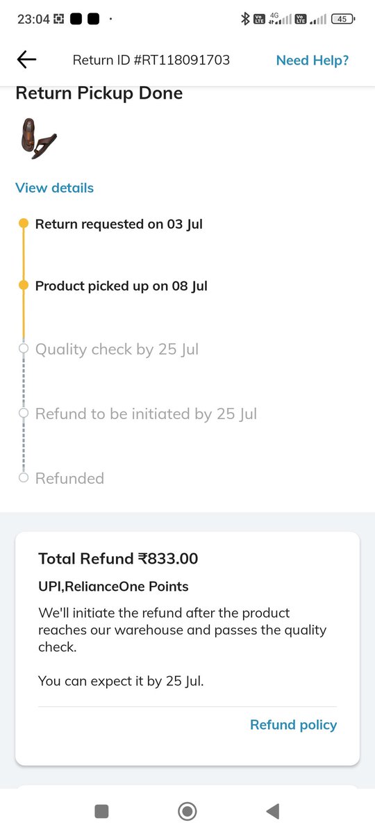 KesavamurthyTR's tweet image. @AJIOLife 

When can I expect refund ???
#Ajiofails