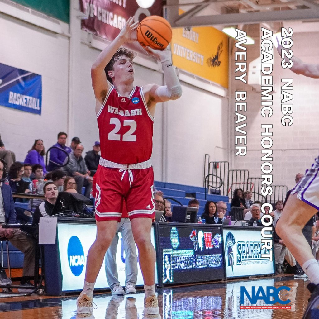 wabashathletics's tweet photo. @WabashBasketball receives @NABC1927 2022-23 Team Academic Excellence Award after earning a 3.47 team GPA.

Avery Beaver, Sam Comer, Ahmoni Jones, Champ McCorkle, Edreece Redmond, Turner Royal named to Honors Court.

https://t.co/SV7kV7UVr1

#WAF
 -- More-- https://t.co/qhyFJCsNqA