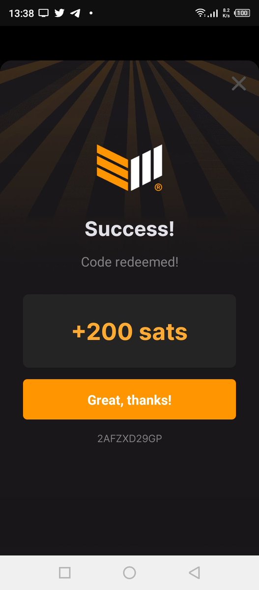 JoseRam73306740's tweet image. Great #FlashCode to earn some sats and stack ⚡⚡⚡⚡⚡⚡⚡