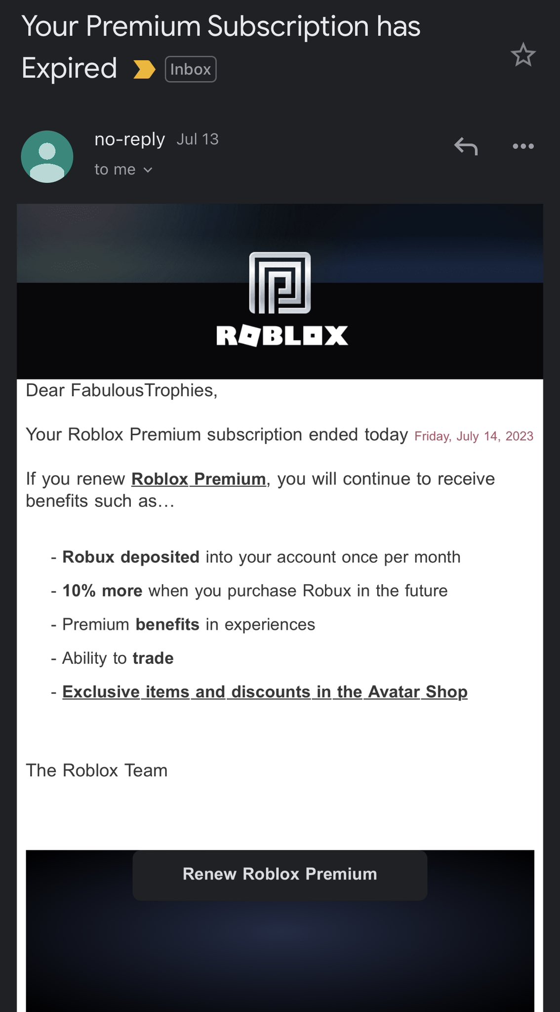 ROBLOX UPDATED BANS 183 DAYS 6 MONTHS BAN TIME 